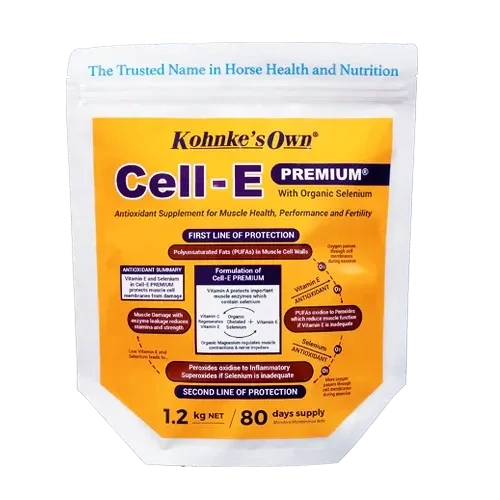 Kohnke’s Own Cell-E Premium  Vitamin E & Selenium Horse Supplement for Muscle, Performance & Recovery  -  1.2 kg