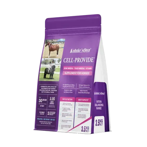 Kohnke’s Own Cell Provide Vitamin, Mineral & Amino Acid Supplement for Horses  -  3.5 kg