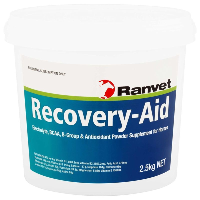 Ranvet Recovery Aid | Electrolyte & Energy Support for Horses  -  2.5 kg
