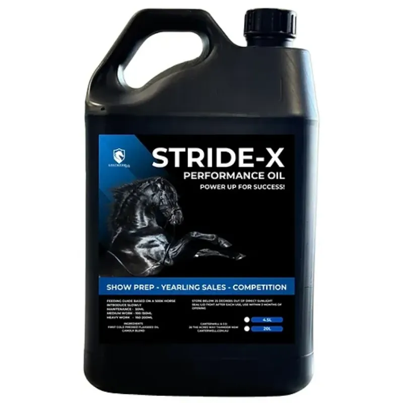 Canterwell  Stride – X Oil First Cold Pressed Flaxseed / Canola  -  4.5 litres