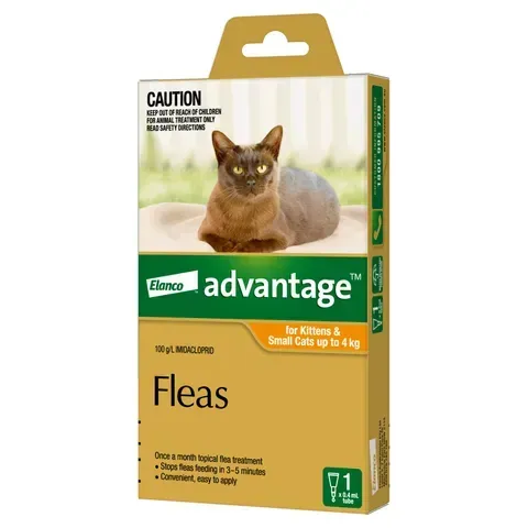 Advantage Cat 0-4 kgs Small  -  1 pack
