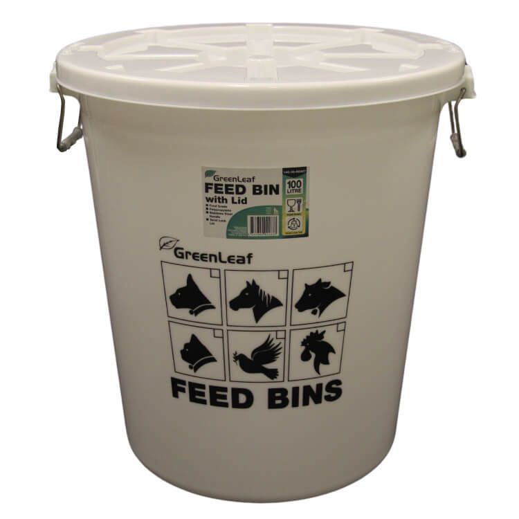 Electaserv Feed Bin  2 Handles  -  100 litres - Local Delivery Only