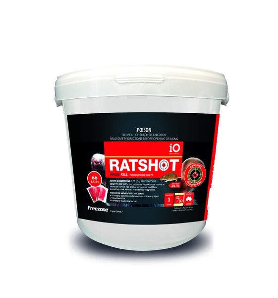 iO Ratshot Final Kill Red Paste - Active: Brodifacoum - 1 kg iO Ratshot Final Kill Red Paste - Active: Brodifacoum - 1 kg
