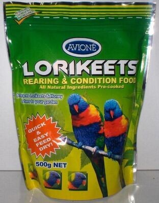 Avione Lorikeet Dry - 500 grams Avione Lorikeet Dry - 500 grams