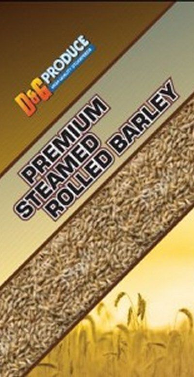 D & G Steamed Rolled Barley  25 kg