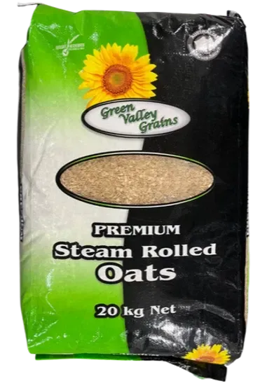 Green Valley Grains Steamed Rolled Oats  -  20 kg