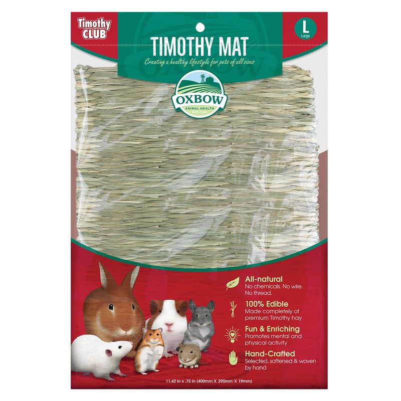 Oxbow Timothy Hay Club Mat Large Bed For Small Animals