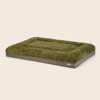 Snooza Ultra Comfort Lounge Plush Faux Fur Pet Dog Bed Leaf  -  X Large