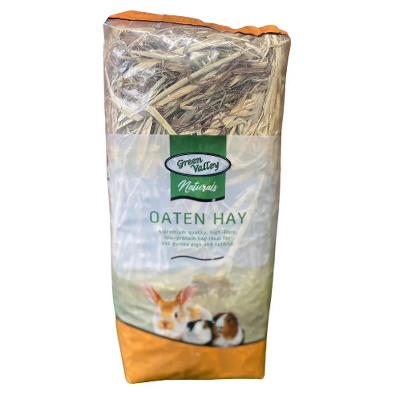 Green Valley Naturals Oaten Hay Mini Bale For Small Pets  -   litres