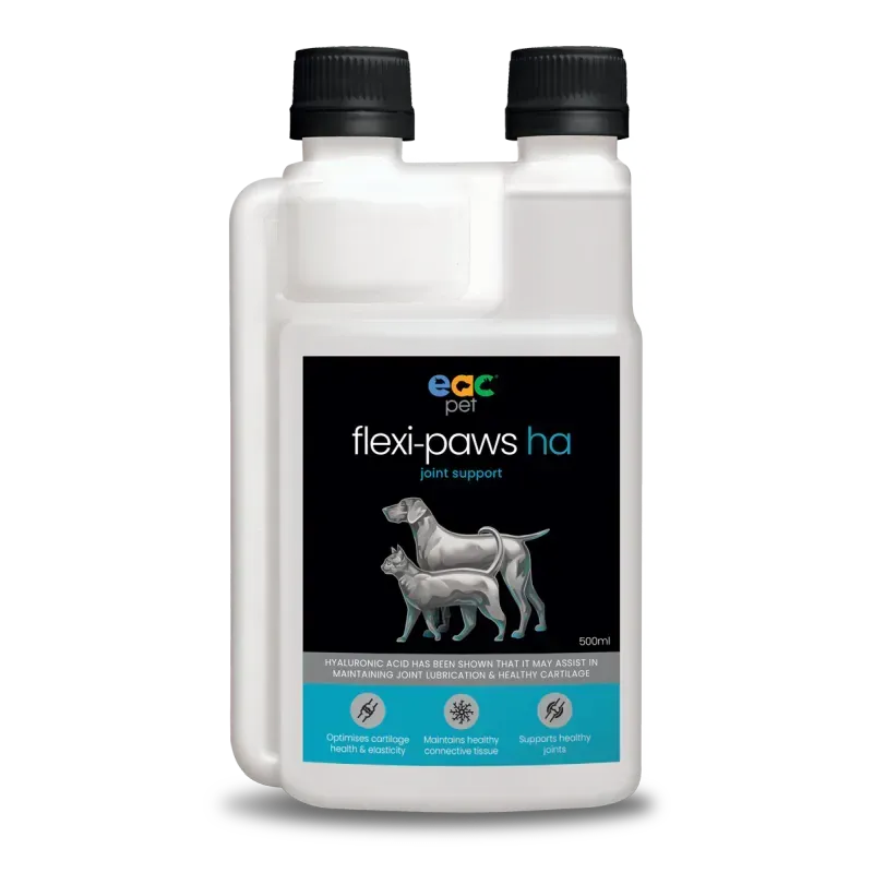 EAC Animal Care Flexi Paws HA Joint Support Liquid Supplement For Dogs And Cats  -  500 ml