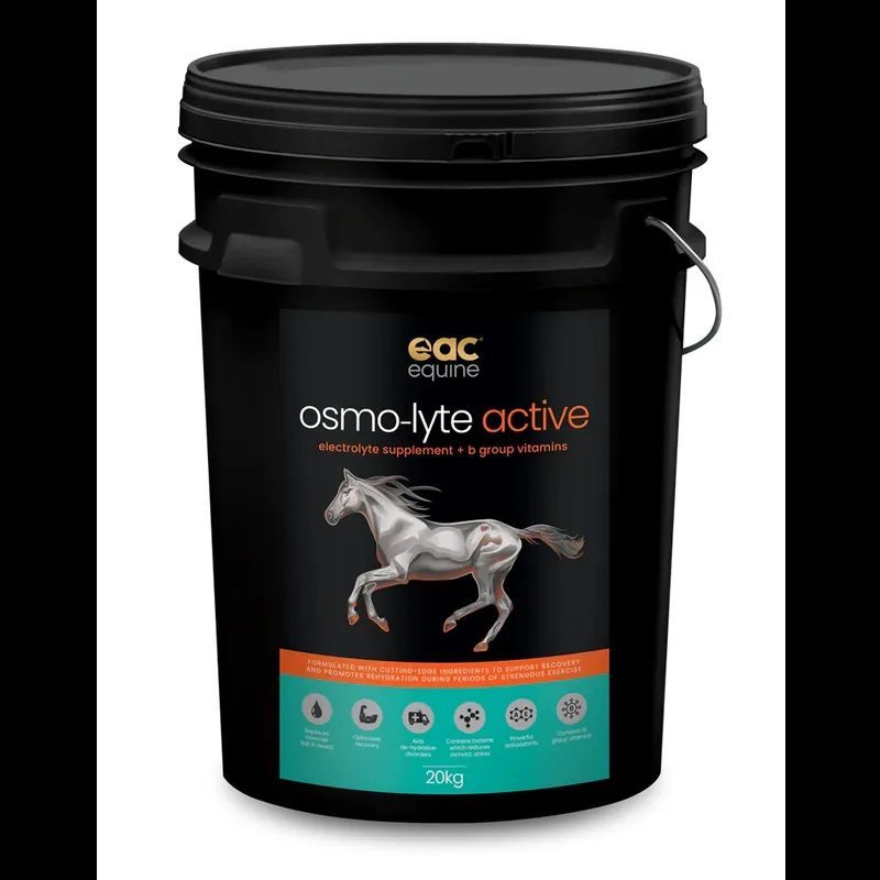 EAC Animal Care Osmo-Lyte Active Electrolyte Supplement + Vit B for Horses - 20 kg EAC Animal Care Osmo-Lyte Active Electrolyte Supplement + Vit B for Horses - 20 kg