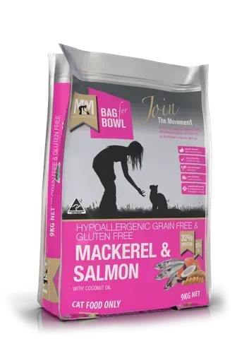 Meals for Mutts Cat Mackerel & Salmon Grain Free & Gluten Free  -  9 kg