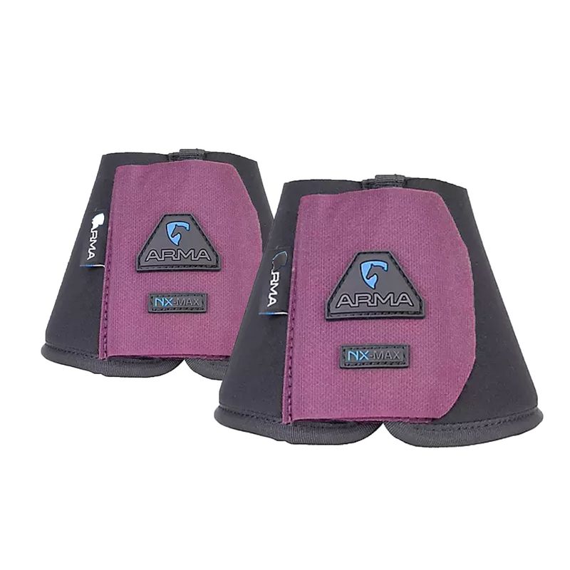Shires ARMA Neoprene Over Reach Boots – Hoof & Heel Protection for Horses Plum  -  Extra Full