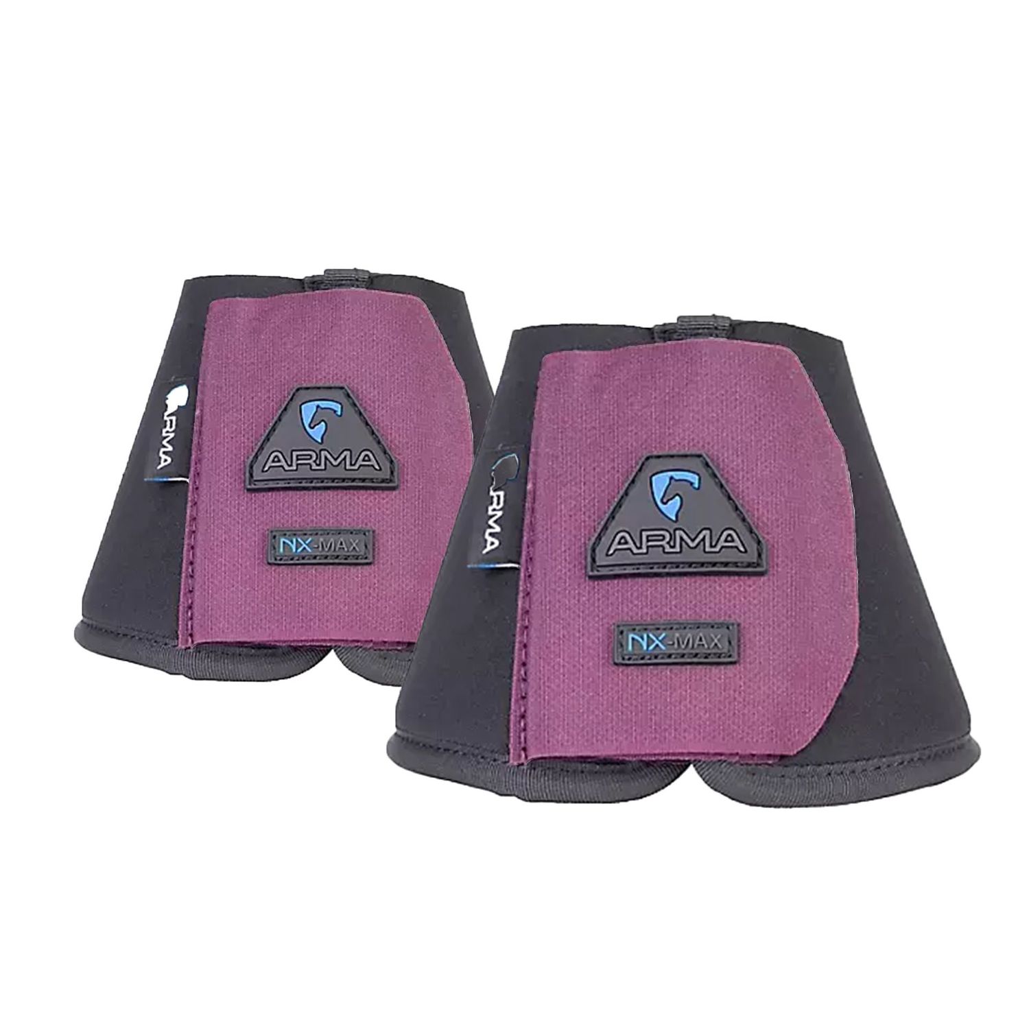 Shires ARMA Neoprene Over Reach Boots – Hoof & Heel Protection for Horses Plum  -  Pony