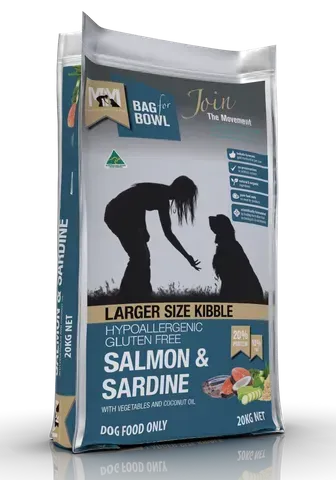 Meals for Mutts Dog Large Breed Salmon & Sardine Gluten Free  -  20 kg