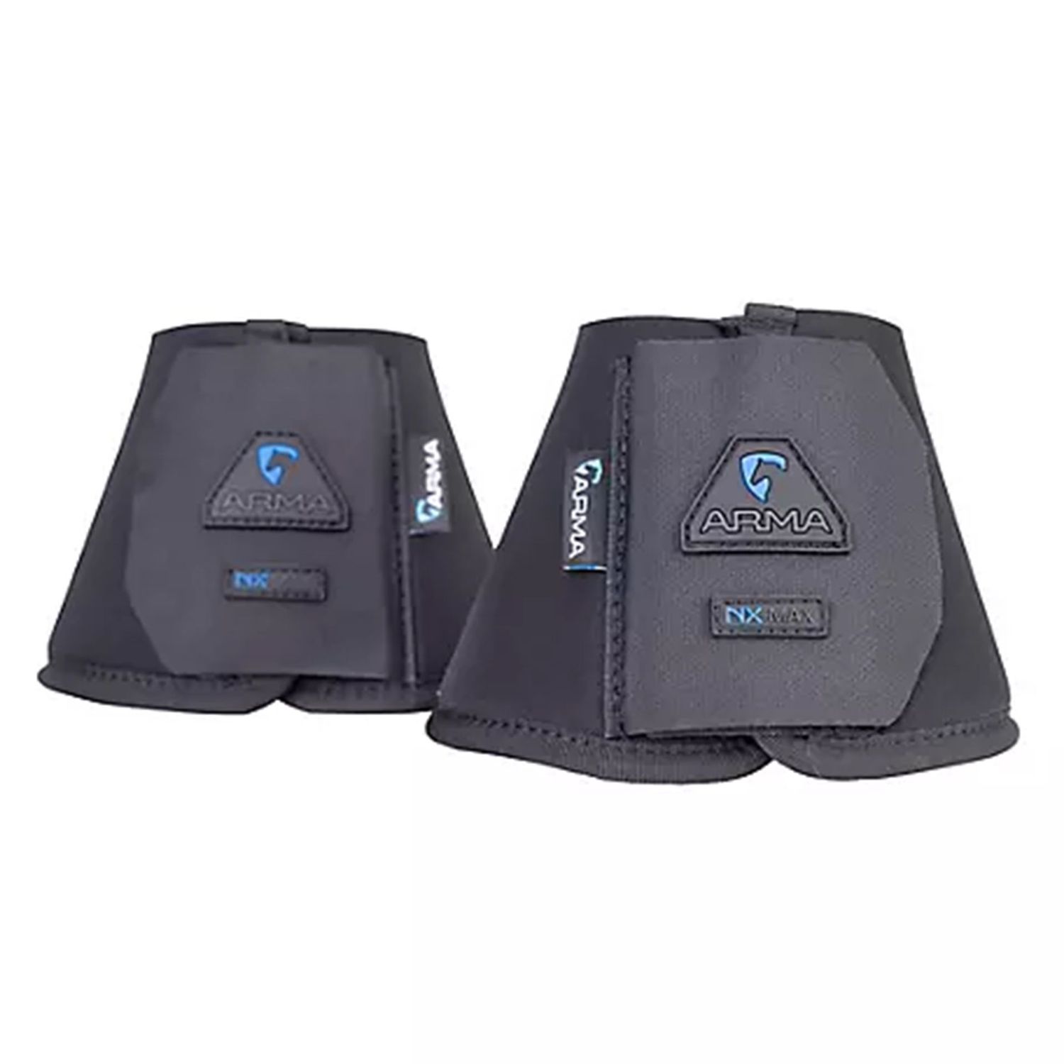 Shires ARMA Neoprene Over Reach Boots – Hoof & Heel Protection for Horses Black  -  Extra Full
