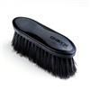 Shires EZI-GROOM Grip Long Bristle Dandy Brush Large  -  205mm long/75mm bristles  -  Black