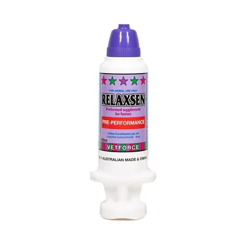 Carbine Chemicals Relaxsen Pre Performance Horse Calming Support - 120 ml Carbine Chemicals Relaxsen Pre Performance Horse Calming Support - 120 ml