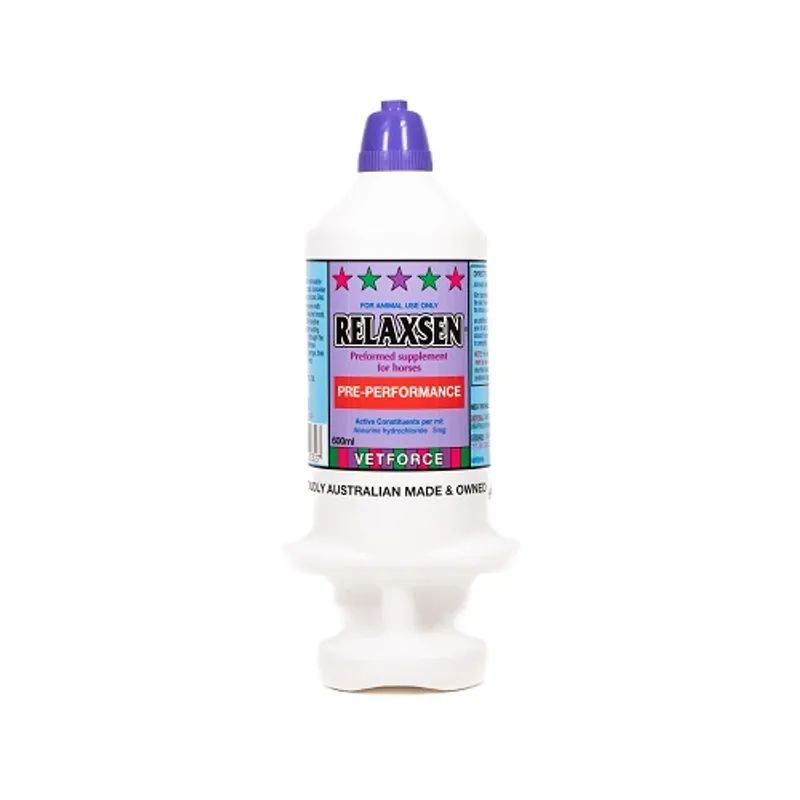 Carbine Chemicals Relaxsen Pre Performance Horse Calming Support - 600 ml Carbine Chemicals Relaxsen Pre Performance Horse Calming Support - 600 ml