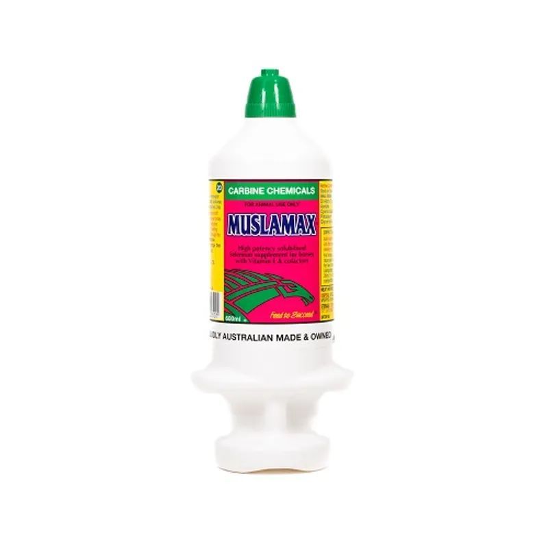 Carbine Chemicals Muslamax Oral Muscle Supplement Horse Support - 600 ml Carbine Chemicals Muslamax Oral Muscle Supplement Horse Support - 600 ml