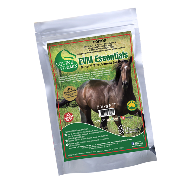 Equine Vit & Min EVM Essentials Grass Blend | Horse Vitamin & Mineral Supplement  -  2.8 kg