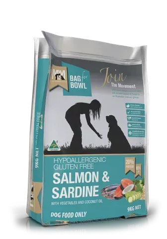 Meals for Mutts Dog Salmon Sardine Gluten Free  -  9 kg