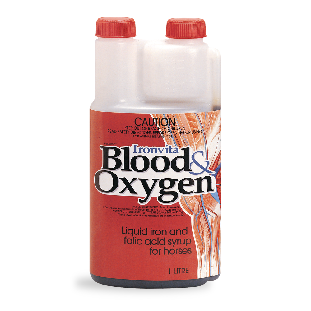 International Animal Health Ironvita Blood & Oxygen | Iron Supplement for Horses & Dogs  -  1 litre