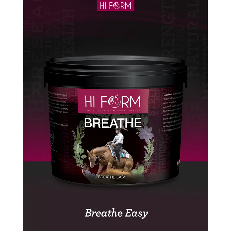 Hi Form Breathe Respiratory & Lung Support Supplement for Horses - 2.5 kg Hi Form Breathe Respiratory & Lung Support Supplement for Horses - 2.5 kg