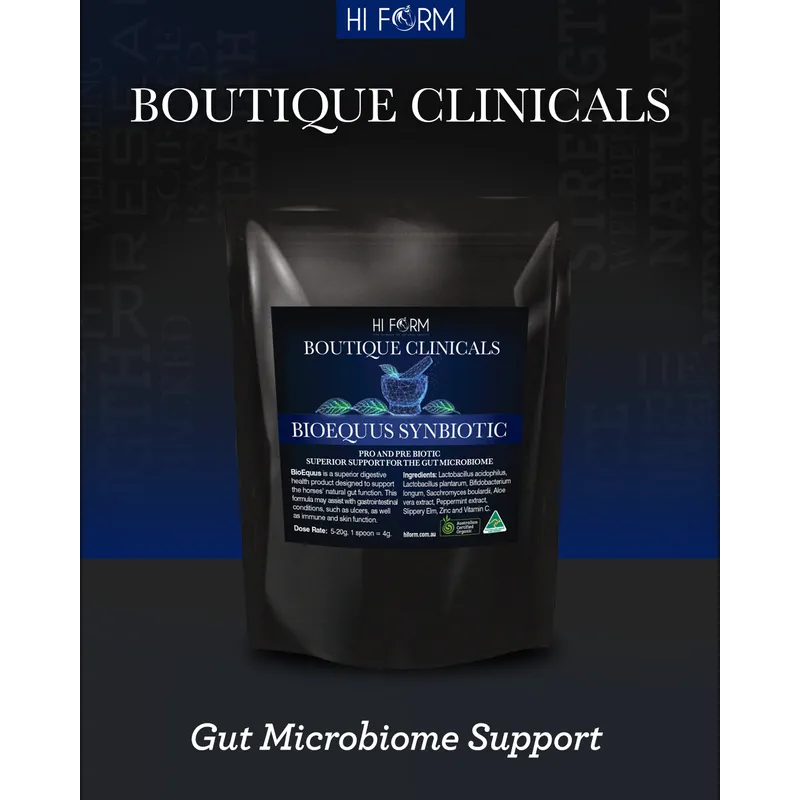 Hi Form BioEquus Synbiotic Gut Health & Digestive Support Supplement for Horses - 250 grams Hi Form BioEquus Synbiotic Gut Health & Digestive Support Supplement for Horses - 250 grams