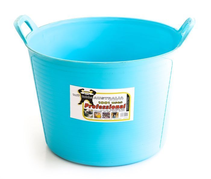 Tuff Tubbs Bucket Aqua - Heavy Duty Flexible Feed & Water Bucket - 25 litres Tuff Tubbs Bucket Aqua - Heavy Duty Flexible Feed & Water Bucket - 25 litres