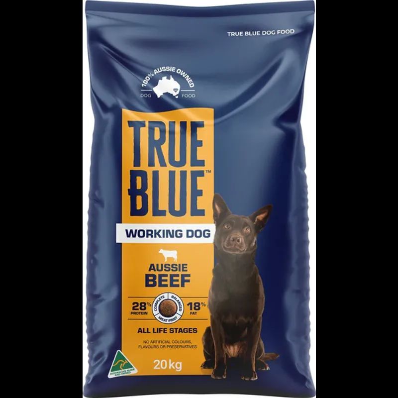 True Blue Working Dog Aussie Beef Australian Working Dog Food  - 20 kg
