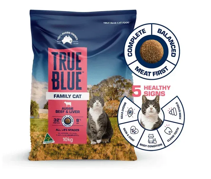 True Blue Beef & Liver Cat  -  1 kg