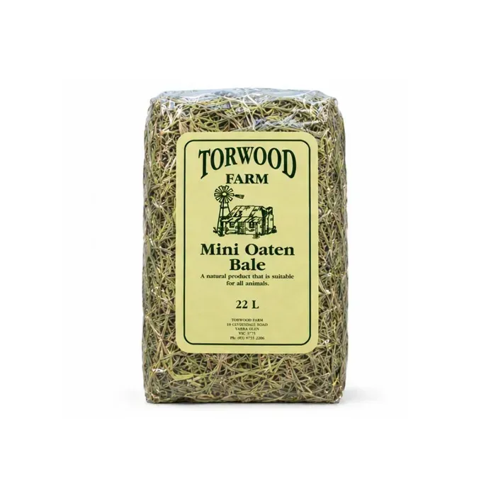 Torwood Farm Mini Oaten Bale Natural Oaten Hay for Rabbits & Guinea Pigs - 22 litres Torwood Farm Mini Oaten Bale Natural Oaten Hay for Rabbits & Guinea Pigs - 22 litres
