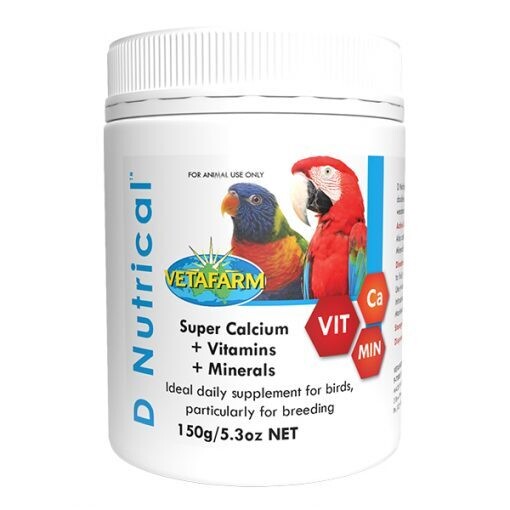 Vetafarm D’Nutrical Powder  -  500 grams