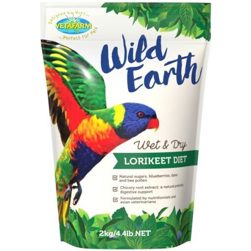 Vetafarm Wild Earth Lorikeet Diet - 450 gram Vetafarm Wild Earth Lorikeet Diet - 450 gram