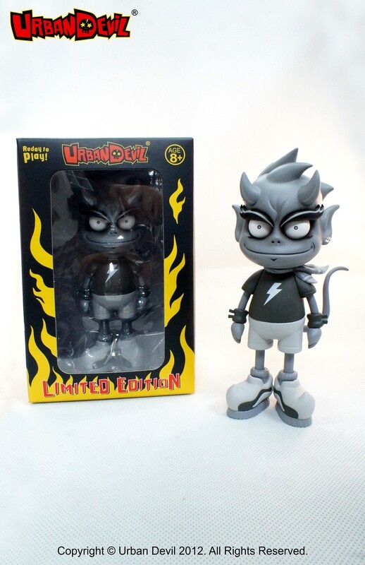 Urban Devil Grayscale Variant Limited Edition Action Figure &quot;Last One&quot;!!!