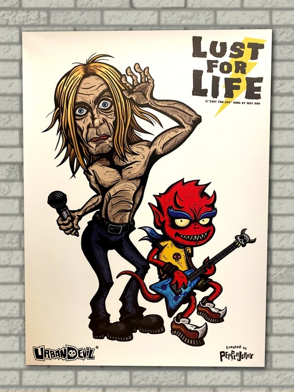 ​​Urban Devil - Lust For Life (song by Iggy Pop) - Digital Film Illustration​ &quot;SIGNED BY ARTIST”​