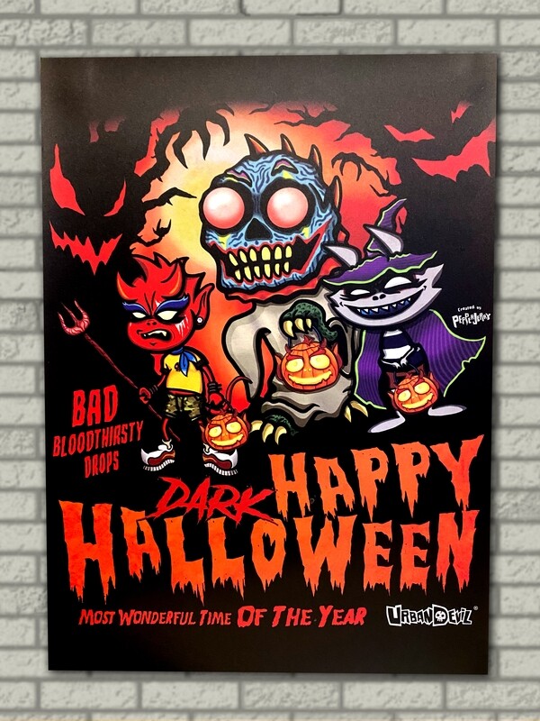 ​Urban Devil - Dark Happy Halloween  - Digital Film Illustration​ &quot;SIGNED BY ARTIST”​