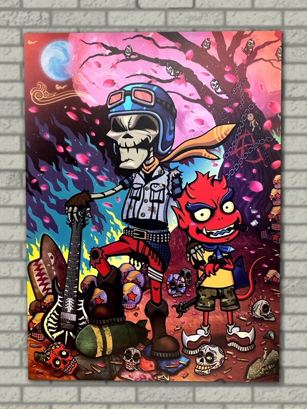 ​Urban Devil - Dirty Warm Guns at the Gate of Hash Hell - Digital Film Illustration​ &quot;SIGNED BY ARTIST”​