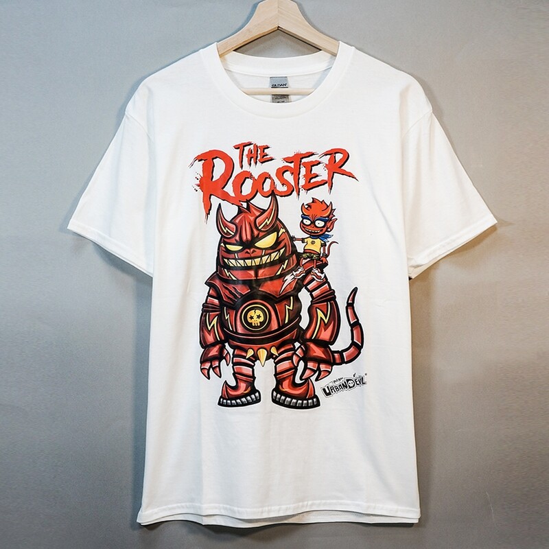Urban Devil - The Rooster T-Shirt (White)