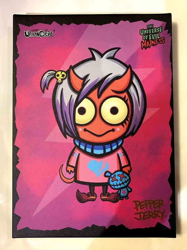 ​The Universe of Evil Madness Canvas Wall Art LuLu &quot;SIGNED BY ARTIST”​