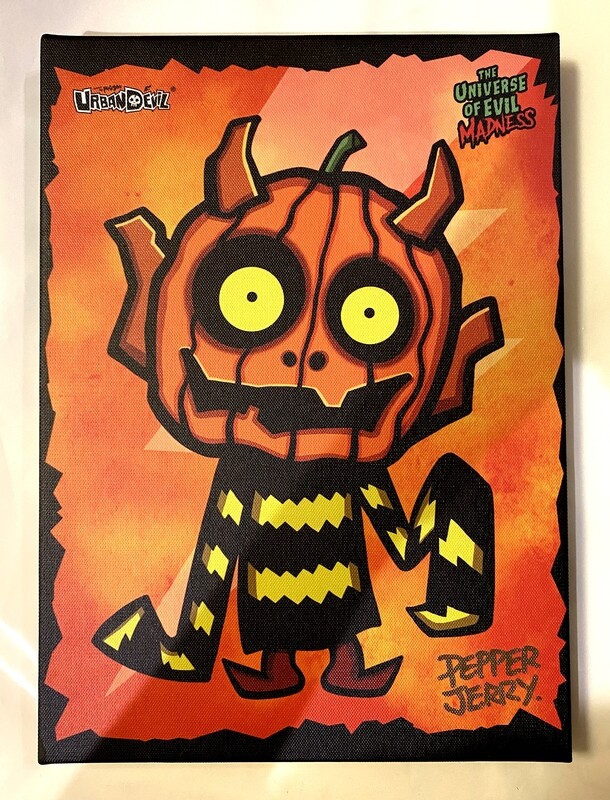 ​The Universe of Evil Madness Canvas Wall Art Jack-O &quot;SIGNED BY ARTIST”​