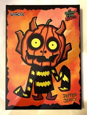 ​The Universe of Evil Madness Canvas Wall Art Jack-O &quot;SIGNED BY ARTIST”​