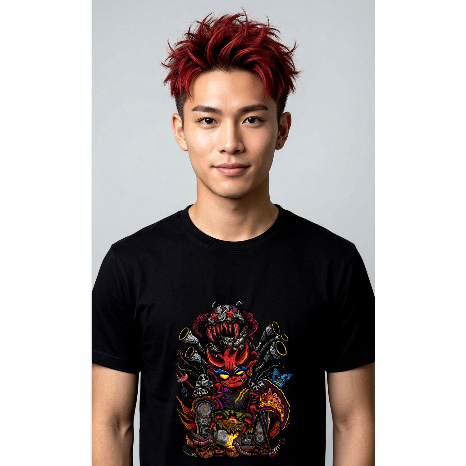 ​The Devil Warrior on Throne - Women's &amp; ‎Men's Graphic Tees New Arrivals