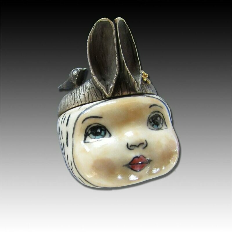 Kewpie Doll Rabbit Ring