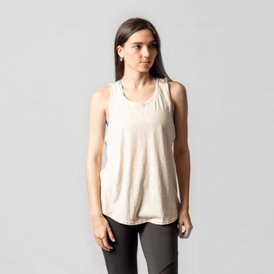 Tank Beige Con Specks