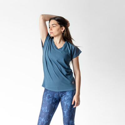 Blusa Azul Relaxed Fit
