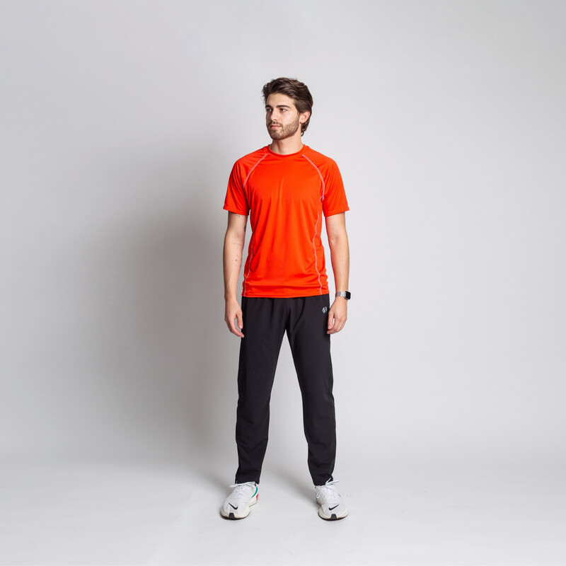 Playera Hydrotech Red Orange