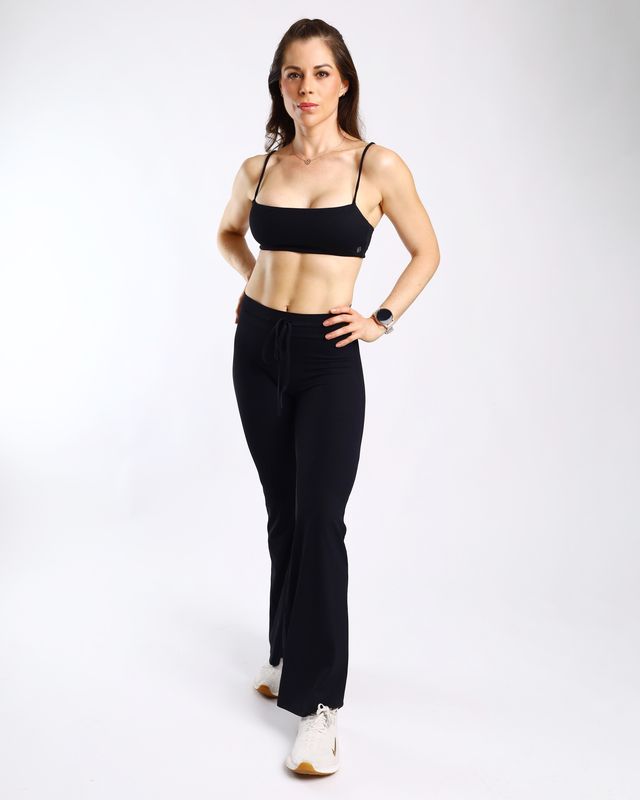 Set Top y Leggings en Negro