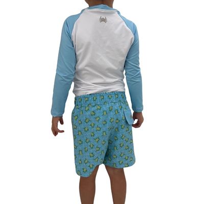 Pantaloneta Tortuga Celeste